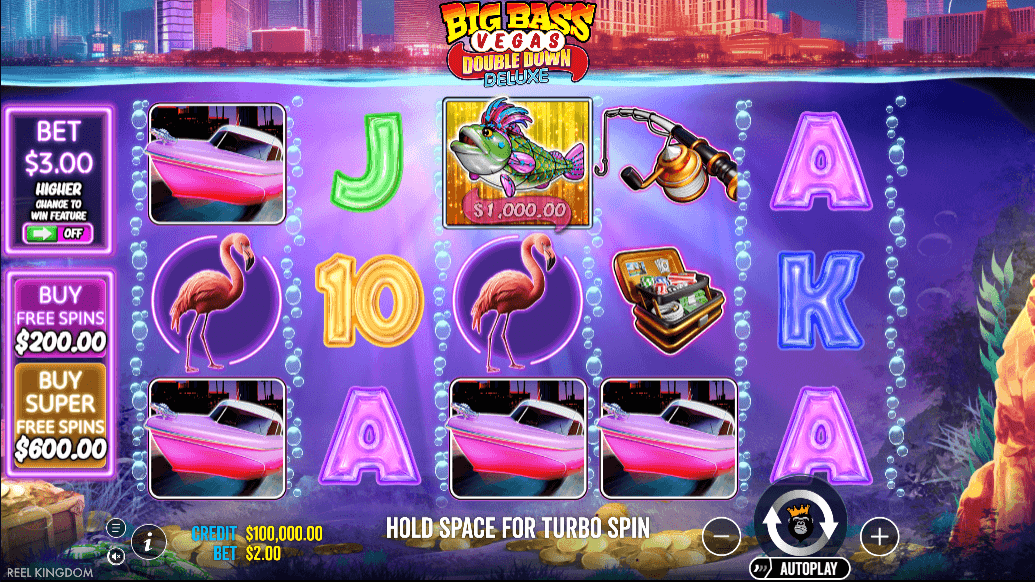 Big Bass Vegas Double Down Deluxe (Pragmatic Play) Image 1